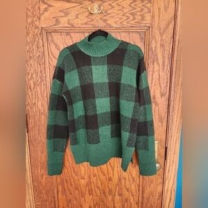 Plaid sweater Xsmall.